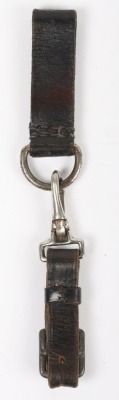 Third Reich SS (Schutzstaffel) Leather Dagger Hanger - 4