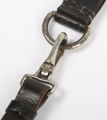 Third Reich SS (Schutzstaffel) Leather Dagger Hanger - 5