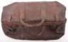 A leather Gladstone bag, L&N.E.Rly (London & North Eastern Railway) stamped to base, with another smaller also with L&N.E.Rly stamped to base - 10