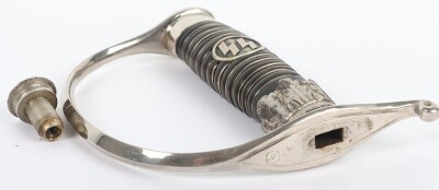 Third Reich SS (Schutzstaffel) Officers Sword Degen with Damascus Blade by Paul Muller, - 25