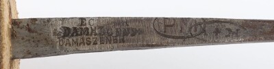 Third Reich SS (Schutzstaffel) Officers Sword Degen with Damascus Blade by Paul Muller, - 29