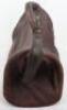 A leather Gladstone bag, L&N.E.Rly (London & North Eastern Railway) stamped to base, with another smaller also with L&N.E.Rly stamped to base - 14