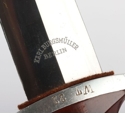 Rare Third Reich NPEA (Nationalpolitische Erziehungsanstalten) Students Association Dress Dagger for NPEA Wien-Theresianum - 5
