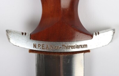 Rare Third Reich NPEA (Nationalpolitische Erziehungsanstalten) Students Association Dress Dagger for NPEA Wien-Theresianum - 7