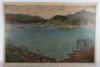 A 1950&rsquo;s railway poster by Alasdair Macfarlane titled &lsquo;The Clyde Coast&rsquo;, of The Narrows, Kyles of Bute, for British Railways