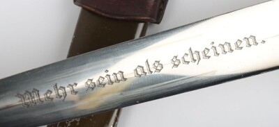 Third Reich NPEA (Nationalpolitische Erziehungsanstalten) Students Staff Leaders Dress Dagger by Karl Burgsmuller, Belin, - 3
