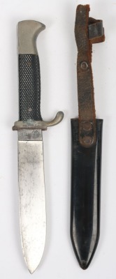 Third Reich Hitler Youth (Hitlerjugend) Boys Dagger by H & F Lauterjung, Solingen, - 2