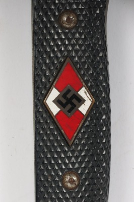 Third Reich Hitler Youth (Hitlerjugend) Boys Dagger by H & F Lauterjung, Solingen, - 4
