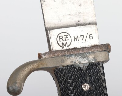 Third Reich Hitler Youth (Hitlerjugend) Boys Dagger by H & F Lauterjung, Solingen, - 7