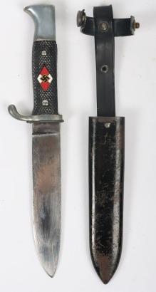 Third Reich Hitler Youth Boys Dagger by Karl Robert Kaldenbach, Solingen,