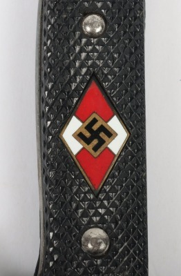 Third Reich Hitler Youth Boys Dagger by Karl Robert Kaldenbach, Solingen, - 4