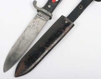 Third Reich Hitler Youth Boys Dagger by Karl Robert Kaldenbach, Solingen, - 5