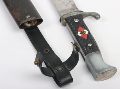 Third Reich Hitler Youth Boys Dagger by Karl Robert Kaldenbach, Solingen, - 6
