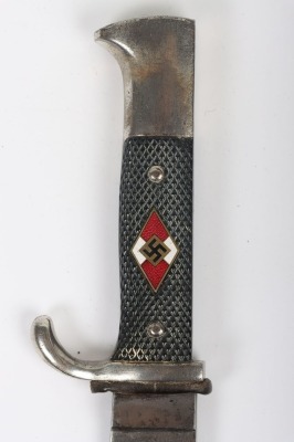 Third Reich Hitler Youth (Hitlerjugend) Boys Dagger by Carl Eickhorn - 3