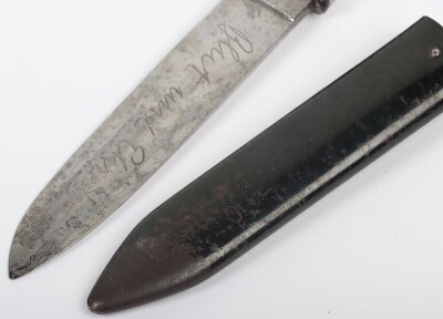 Third Reich Hitler Youth (Hitlerjugend) Boys Dagger by Carl Eickhorn - 6
