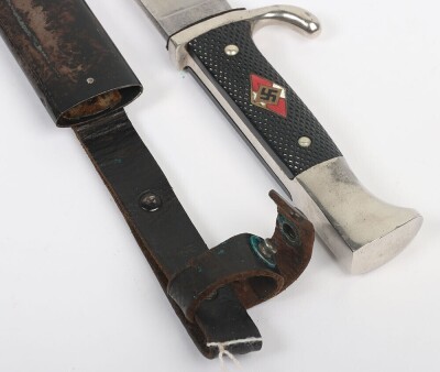 Third Reich Hitler Youth (Hitlerjugend) Boys Dagger by Puma, - 6