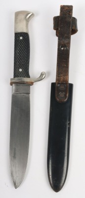 Third Reich Hitler Youth (Hitlerjugend) Boys Knife by Emil Voos, Solingen, - 3