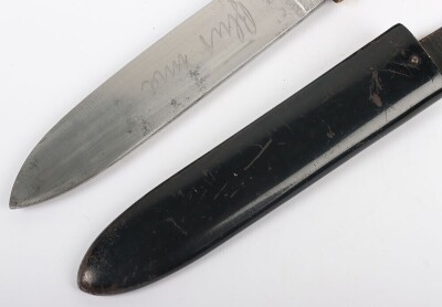 Third Reich Hitler Youth (Hitlerjugend) Boys Knife by Emil Voos, Solingen, - 5