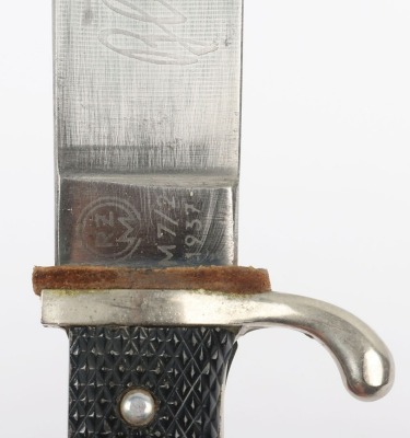 Third Reich Hitler Youth (Hitlerjugend) Boys Knife by Emil Voos, Solingen, - 8