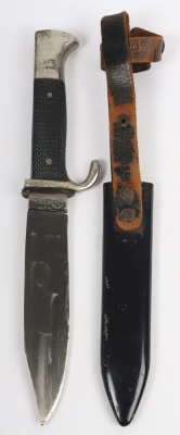 Third Reich Hitler Youth Knife by Anton Wingen Jnr, Solingen, - 4