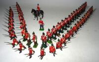 Britains embellished or repainted Infantry of the Line on guard