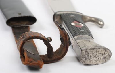 Third Reich Hitler Youth Knife by Anton Wingen Jnr, Solingen, - 5