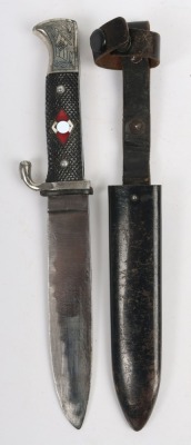 Scarce Third Reich Hitler Youth (Hitlerjugend) Deluxe Model Boys Dagger,
