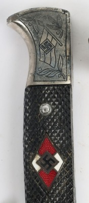 Scarce Third Reich Hitler Youth (Hitlerjugend) Deluxe Model Boys Dagger, - 4