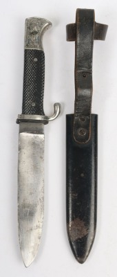 Scarce Third Reich Hitler Youth (Hitlerjugend) Deluxe Model Boys Dagger, - 5