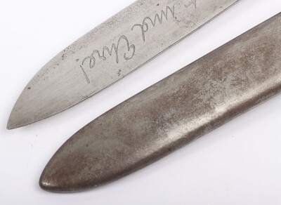 Third Reich Hitler Youth Boys Dagger with Motto by Heinrich Becker & Co, Solingen, - 5