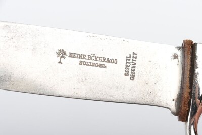 Third Reich Hitler Youth Boys Dagger with Motto by Heinrich Becker & Co, Solingen, - 7