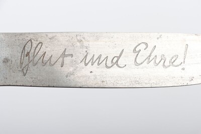 Third Reich Hitler Youth Boys Dagger with Motto by Heinrich Becker & Co, Solingen, - 8