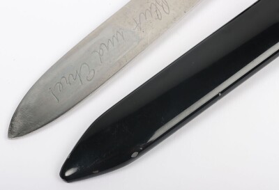 Third Reich Hitler Youth Boys Dagger with Motto by Hartkopf & Co, Solingen - 5