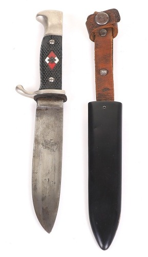 Third Reich Hitler Youth Boys Dagger by Eduard Gembruch, RZM M7/8