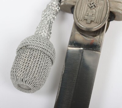 Third Reich Red Cross / Social Welfare Officers Dress Dagger - 5