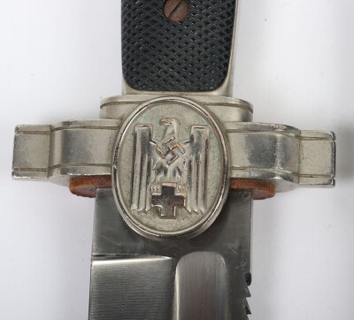 Third Reich Red Cross (DRK) Mans Dagger / Hewer, - 4