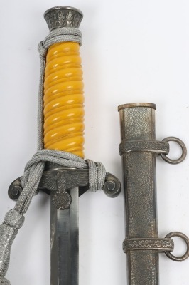 WW2 German Army (Heer) Officers Dress Dagger by WKC, Solingen, - 11