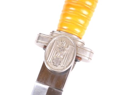 Third Reich Red Cross / Social Welfare Officers Dress Dagger - 6