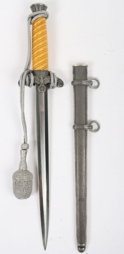 WW2 German Army (Heer) Officers Dress Dagger by SMF, Solingen,