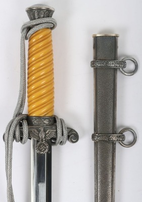 WW2 German Army (Heer) Officers Dress Dagger by SMF, Solingen, - 2