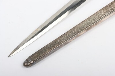 WW2 German Army (Heer) Officers Dress Dagger by Emil Voos, Solingen, with Straps and Knot, - 8