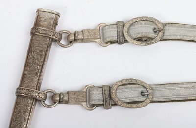WW2 German Army (Heer) Officers Dress Dagger by Emil Voos, Solingen, with Straps and Knot, - 9