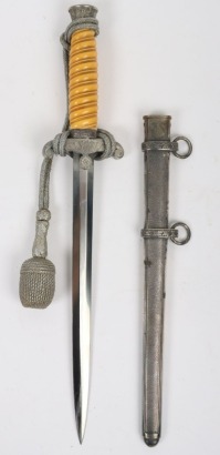 WW2 German Army (Heer) Officers Dress Dagger by A Schuttelhofer & Co, Solingen-Wald,