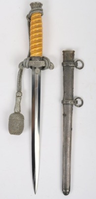 WW2 German Army (Heer) Officers Dress Dagger by A Schuttelhofer & Co, Solingen-Wald,