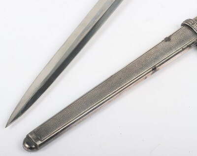 WW2 German Army (Heer) Officers Dress Dagger by A Schuttelhofer & Co, Solingen-Wald, - 5