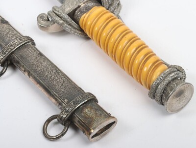 WW2 German Army (Heer) Officers Dress Dagger by A Schuttelhofer & Co, Solingen-Wald, - 6