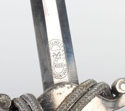 WW2 German Army (Heer) Officers Dress Dagger by A Schuttelhofer & Co, Solingen-Wald, - 7