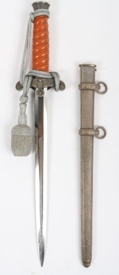 WW2 German Army (Heer) Officers Dress Dagger by WKC, Solingen,