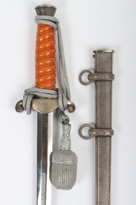 WW2 German Army (Heer) Officers Dress Dagger by WKC, Solingen, - 3