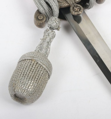 WW2 German Army (Heer) Officers Dress Dagger by WKC, Solingen, - 5